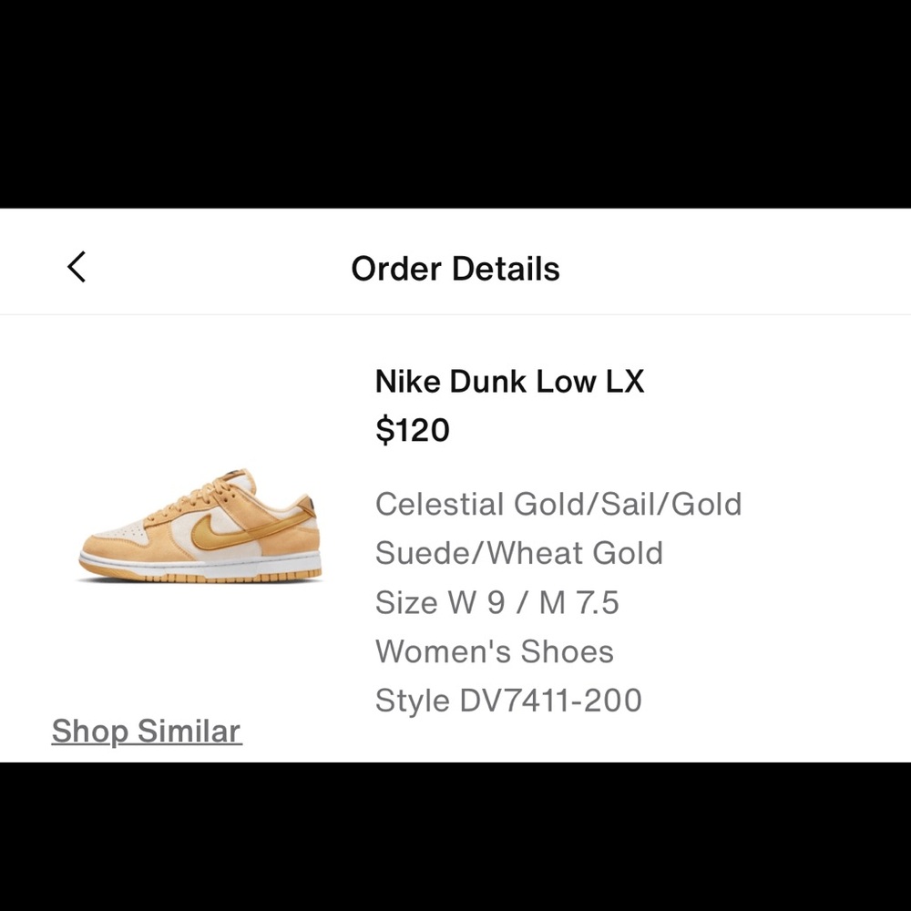 Nike Dunk Low LX Celestial Gold Women's Shoes